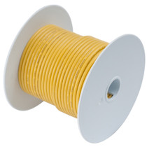 Ancor Yellow 10 AWG Tinned Copper Wire - 25' - P/N 109002