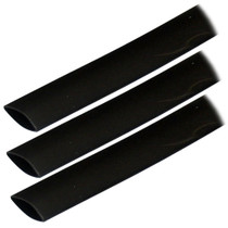 Ancor Adhesive Lined Heat Shrink Tubing (ALT) - 3/4" x 3" - 3-Pack - Black - P/N 306103