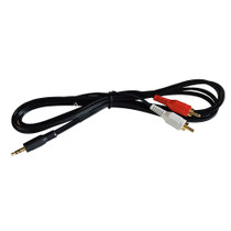 FUSION MS-CBRCA3.5 Input Cable - 1 Male (3.5 mm) to 2 Male RCA - P/N 010-12753-20