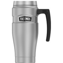 Thermos 16oz Stainless Steel Travel Mug - Matte Steel - 7 Hours Hot/18 Hours Cold - P/N SK1000MSTRI4