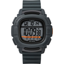 Timex DGTL BST.47 Boost Shock Watch - Grey/Orange - P/N TW5M26700JV
