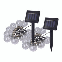 Solar Powered 64 in LED String Lights (2-Pack) (22042)