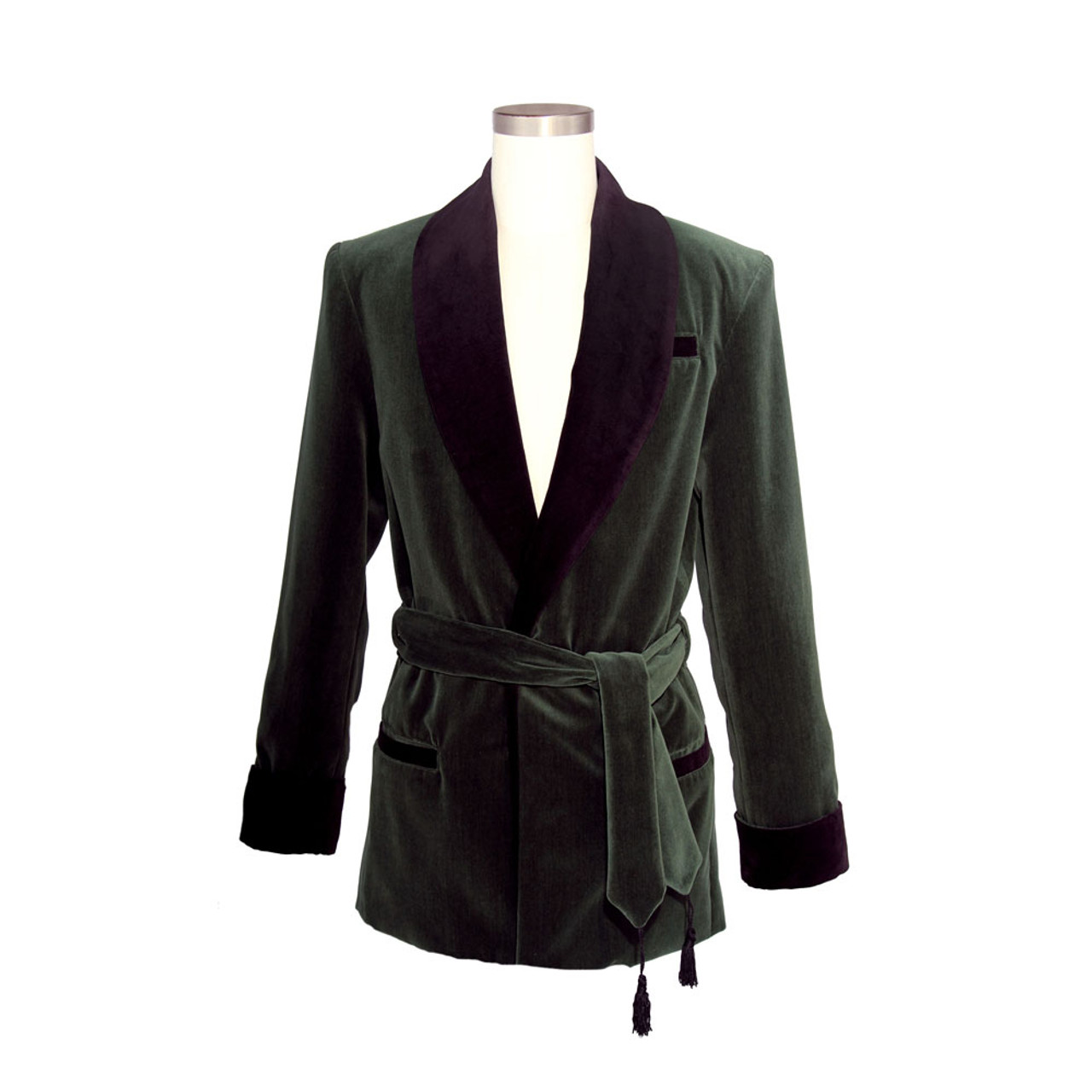 Remus Uomo Men's Slim Fit Velvet Jacket - Green Evolveclothing.com