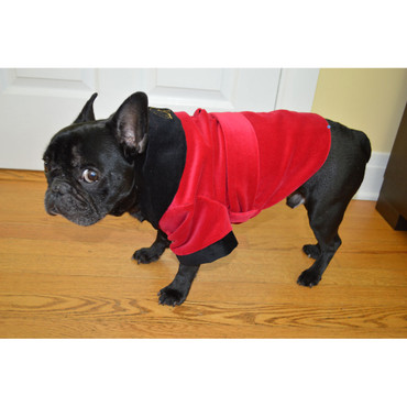 Velvet Smoking Jacket for Dogs