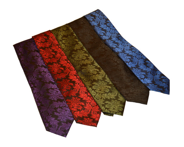 Our colourful brocade ties are as stylish as they are comfortable.  A great addition to our brocade smoking jackets you are sure to be a show stopper.