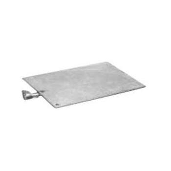 Hydel Galvanized Ground Plate W/ Connector TremTech Electrical Systems
