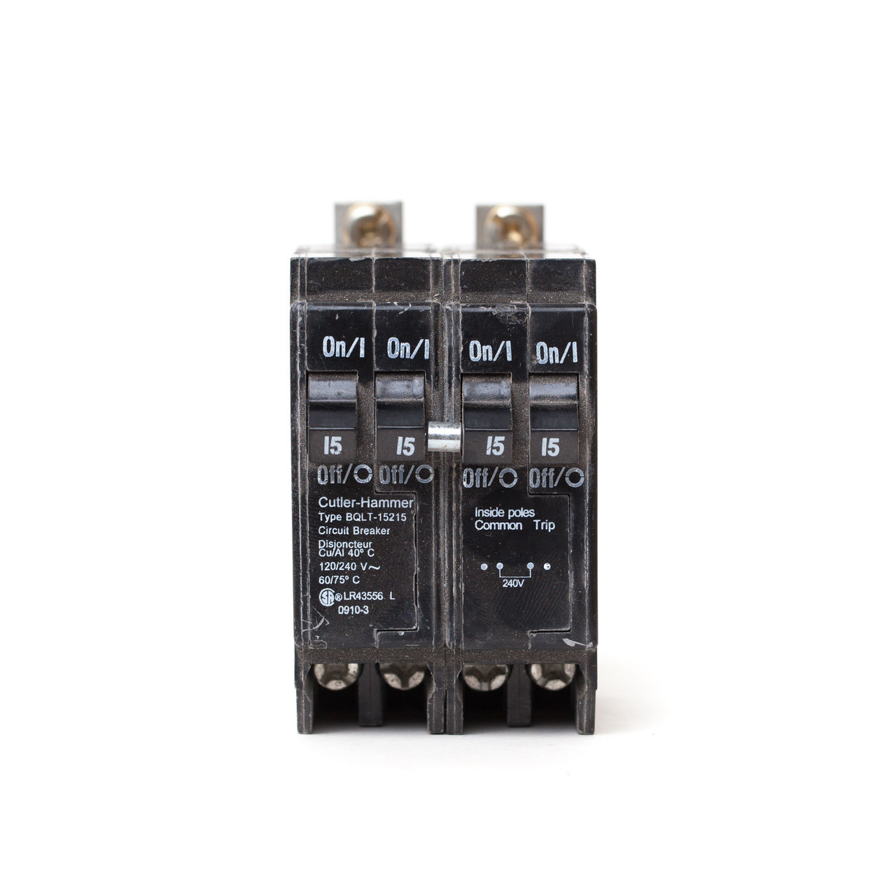 Interruttore Quad Cutler-Hammer BQ215215 – 120/240V 15A 10kA – Nuovo