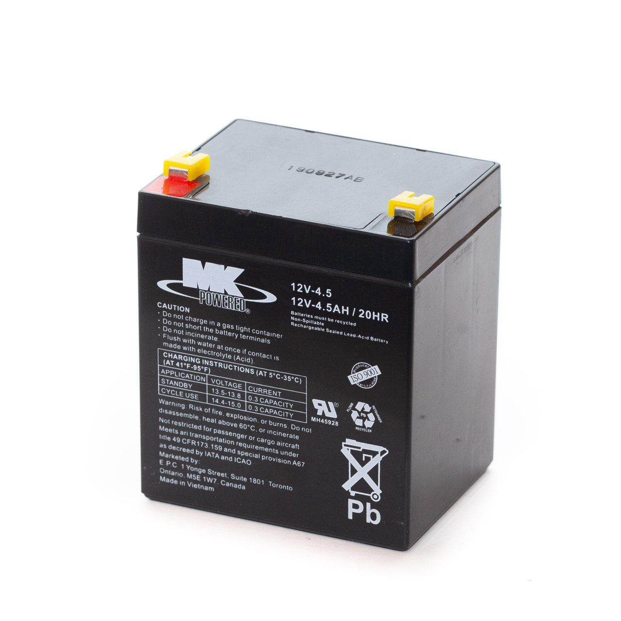 6 Volt Battery (6V, 4.5AH) Replacement for MK ES4-6 