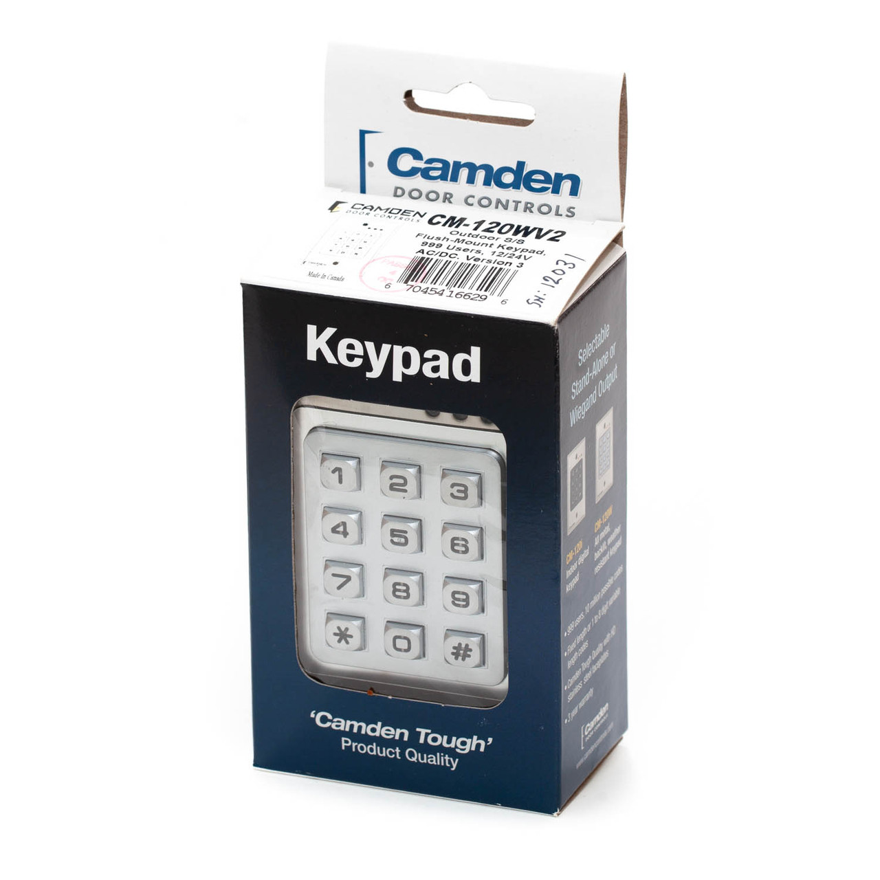 Camden CM-120WV2 Outdoor Door Control Keypad - TremTech Electrical
