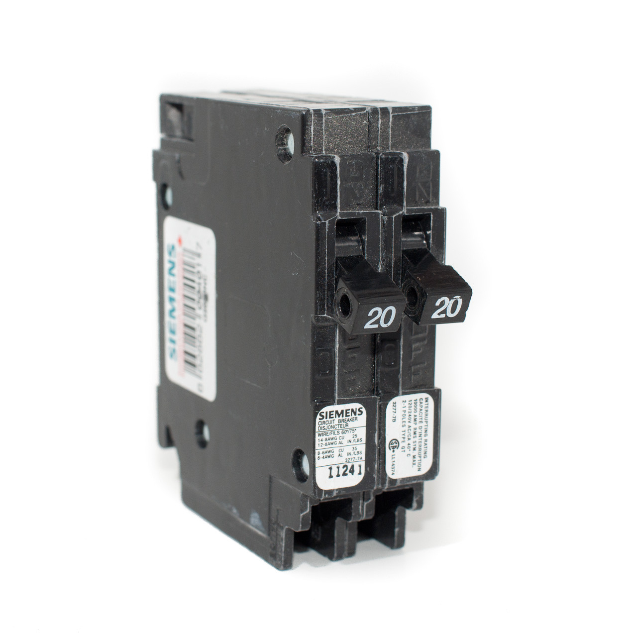 Siemens 20 Amp Tandem Breaker