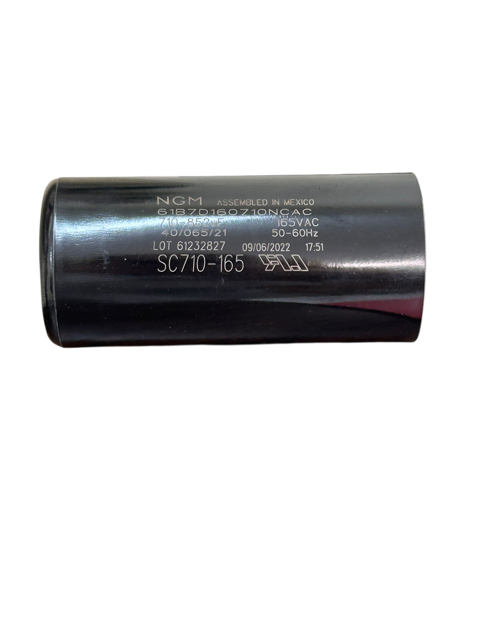NGM 165Vac 710-852µF Start Capacitor 61B7D160710NCAC (SC710-165