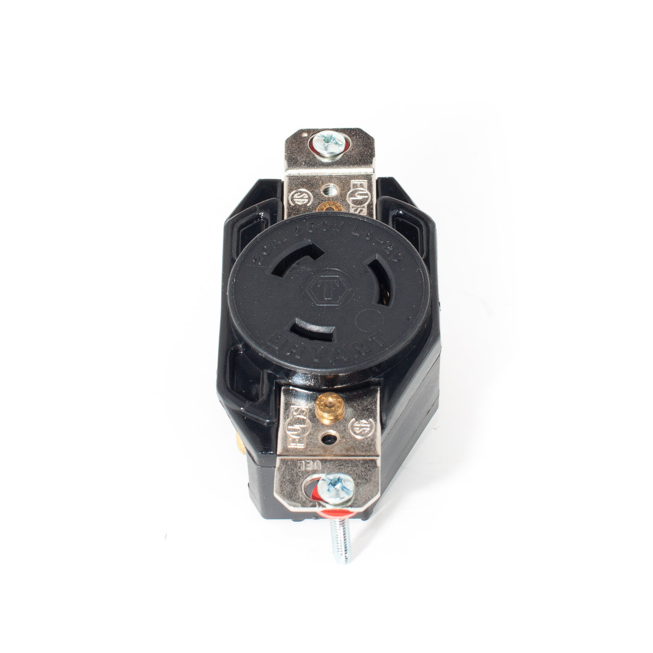 L6-20 2P3W 20A 250V Twist Lock Receptacle - TremTech Electrical