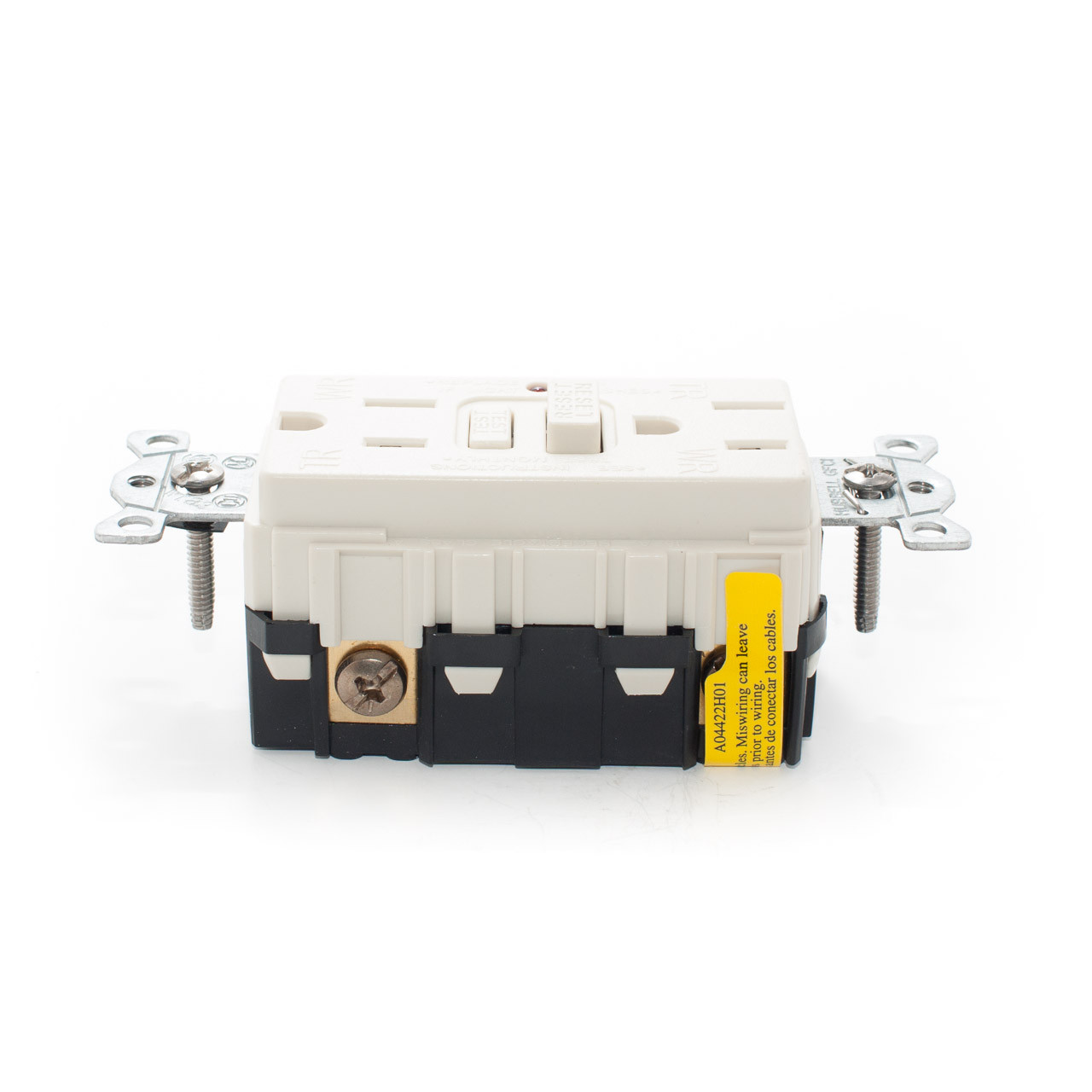 15A Tamper & Weather Resistant GFCI Receptacle, Light Almond