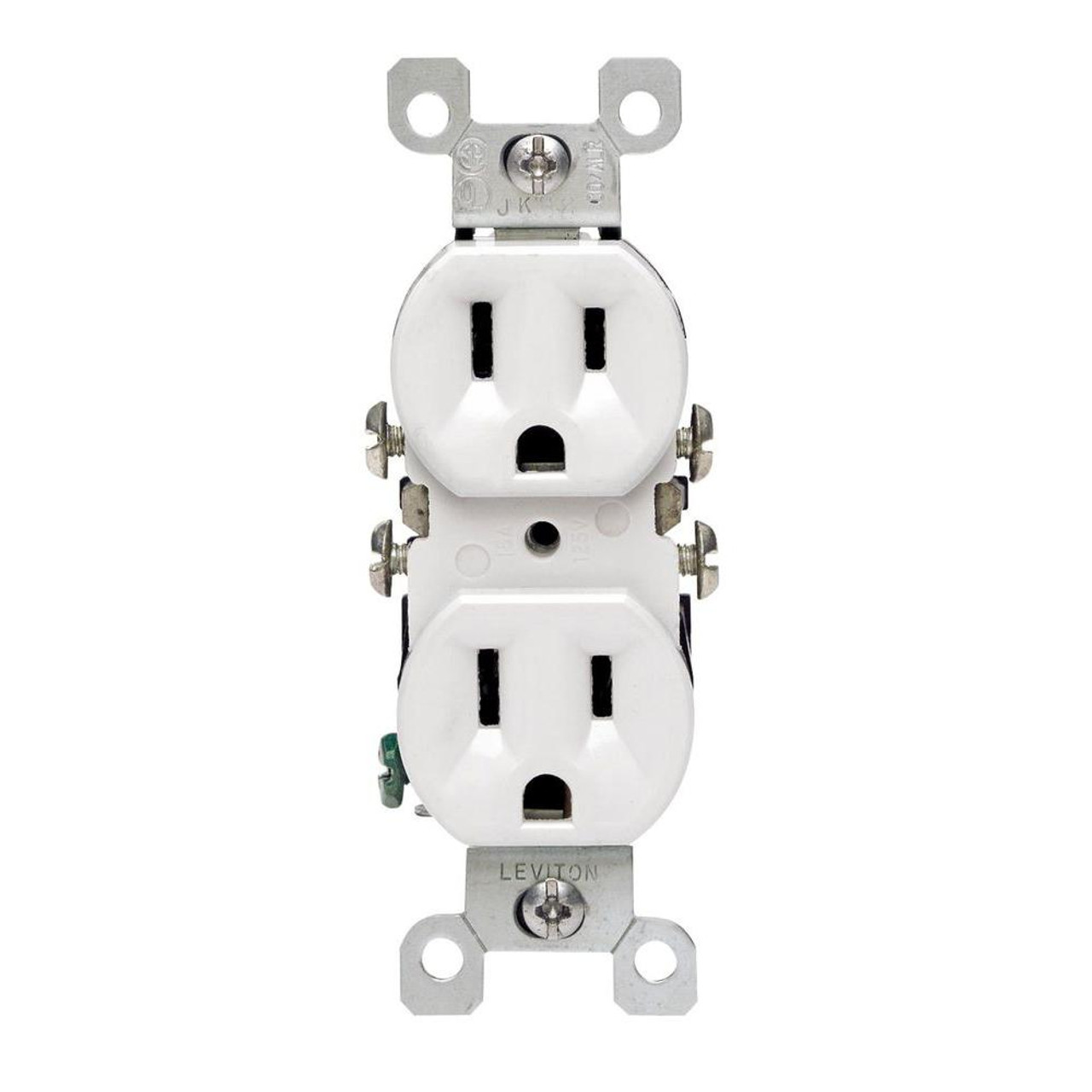 Co/Alr Duplex Receptacle 15A 125V, White - TremTech Electrical Systems