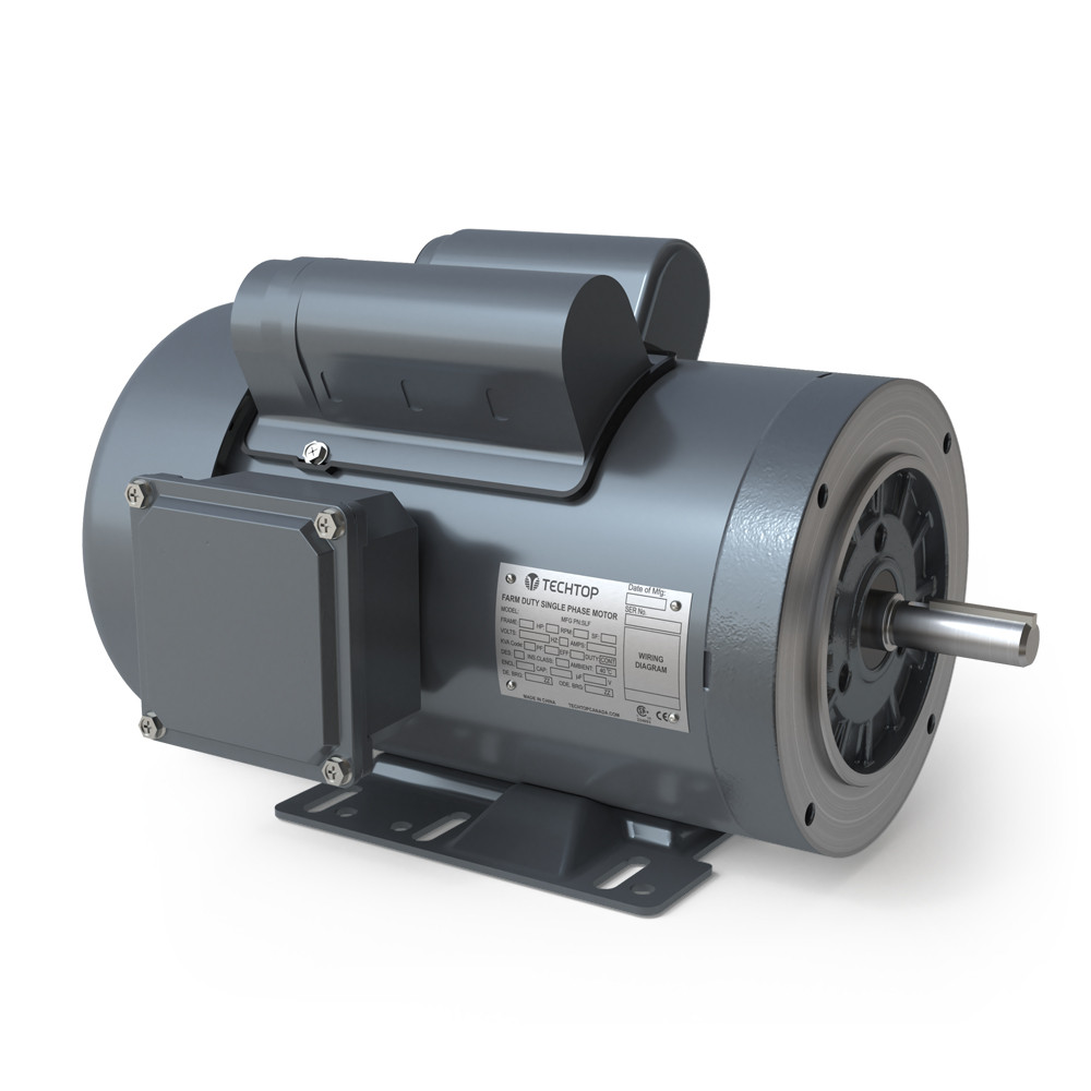 TechTop 1.5 Hp 1800RPM 1/60/115-030VAC Motor