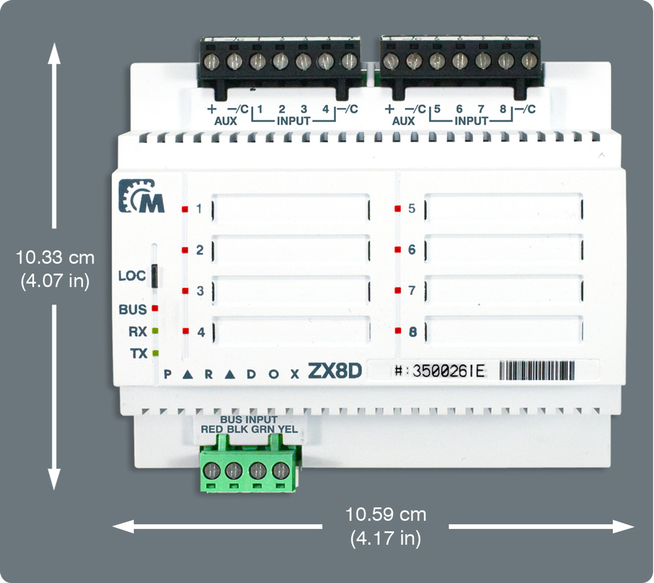 Paradox ZX8D 8-Zone EVO Expansion Module