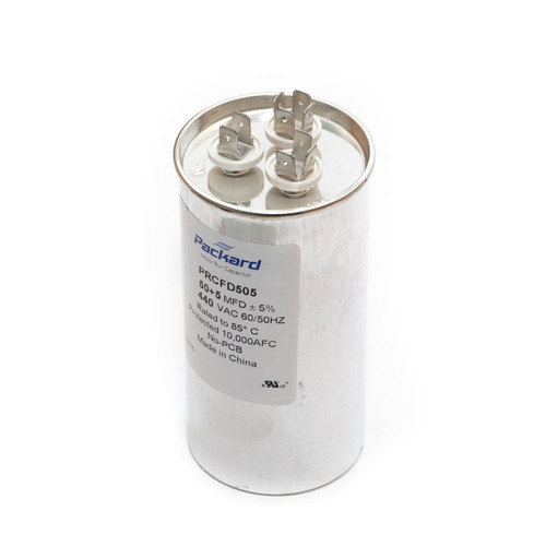 Packard 50µF 440VAC Run Capacitor TRCFD505 (RCR505440) TremTech