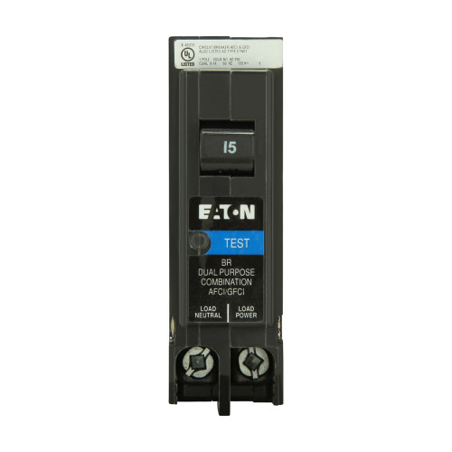 Eaton Cutler-Hammer BRP115AFC Single Pole 15A Combination AFCI Breaker