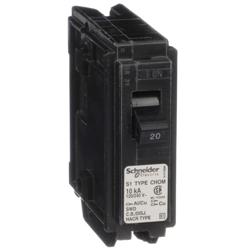 Homeline CHOM120 Single Pole 20A Breaker