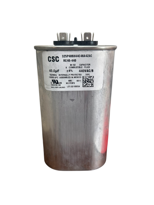 NGM 40.0µF 440VAC Run Capacitor 325P406H44C46A4ZAC (RCR40-440)