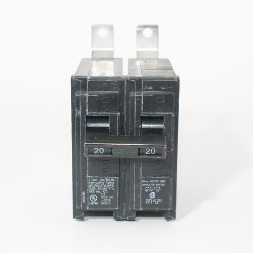 Siemens B220 20A Two Pole 'BL' Bolt-On Breaker