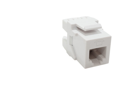 On-Q RJ25 6P6C Keystone Connector White