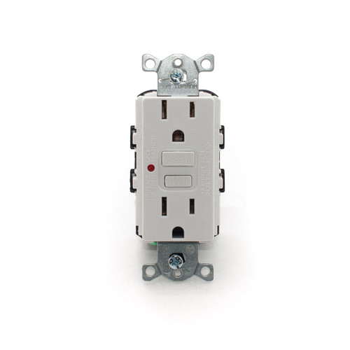 15A GFCI Receptacle, White