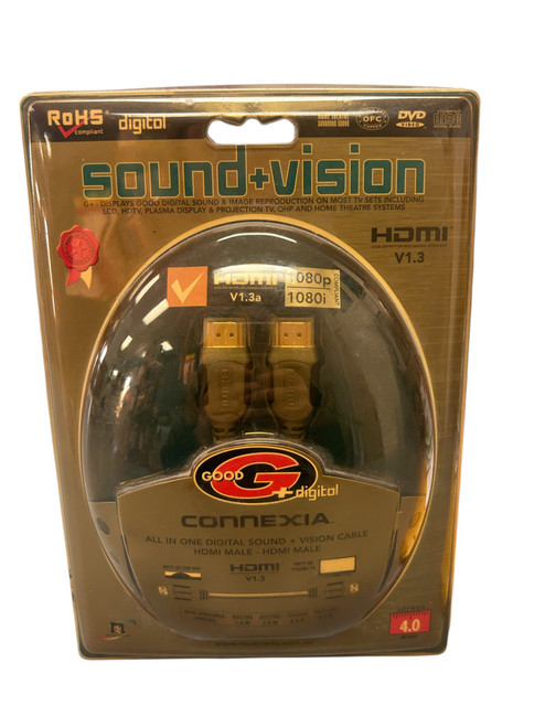 Connexia HDMI V3.1 4.0M Sound/Vision Male-Male AV Cable