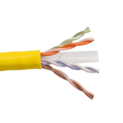 Safenet Cat6 FT4-CMR Yellow Cable (1Foot)