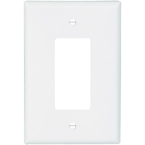 Eaton Single Gang Decora Wall Plate (White)