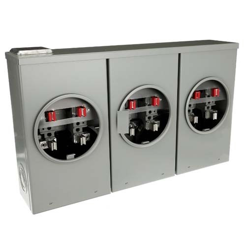 Hydel 100A 3G Multi-POS 200A Main Meter Socket