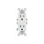 Decora 15A 125V R5-15 Duplex Duplex  (White)