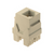 On-Q RJ25 6P6C Keystone Connector Light Almond