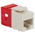 CAT6 RJ45 Keystone Jack EZ Style, White