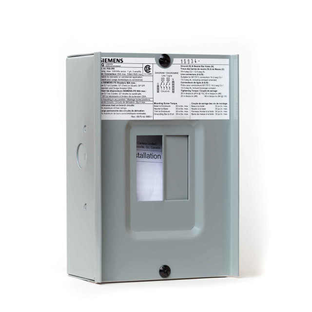 Siemens 4/8 Circuit 125A 240V Siemens SPA Loadcente With 50A GFCI Breaker The Home Depot Canada Siemens 4/8 Circuit 125A 240V Siemens SPA Loadcente With 50A GFCI Breaker The Home Depot Canada