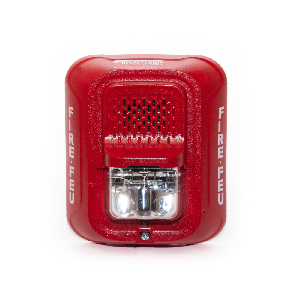 System Sensor P2RLA Fire Alarm Horn / Strobe - Red - TremTech ...