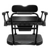  Madjax Genesis 300 Rear Flip Seat with Standard Black Cushions for E-Z-GO TXT/T48/Freedom