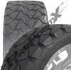 ProFormX 14" PHANTOM Gloss Black/Machined Wheels on 22x10x14 A/T Tires (Set of 4) 