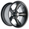  GTW 14" GODFATHER  Matte Gray Wheels with Choice of Street Tires - (Set of 4) 