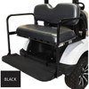 Mach3 Rear Flip Seat Kit & Cooler Bundle for E-Z-Go TXT Golf Carts - Black 