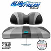 ProFormX SlipStream Front Seat Cover Set Jet/Gray/Liquid Silver - Fits  E-Z-Go TXT & RXV 