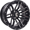 ProFormX 14" SLEDGE Machined/Black Wheels on 205/30-14 GTW Fusion Street Tires (Set of 4) 