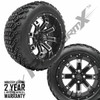 ProFormX 14" RECLUSE FX Machined/Black Wheels on 23x10x14 Sahara Classic Pro A/T Tires (Set of 4) 
