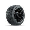 GTW 12" STELLAR Mch/Blk Wheel on 215/35-12 Mamba Street Tire (Set of 4) 
