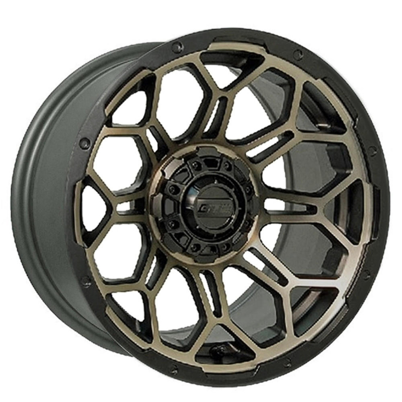  GTW 14" BRAVO Matte Bronze-Tint Wheels with Choice of Off-Road Tires - (Set of 4) 