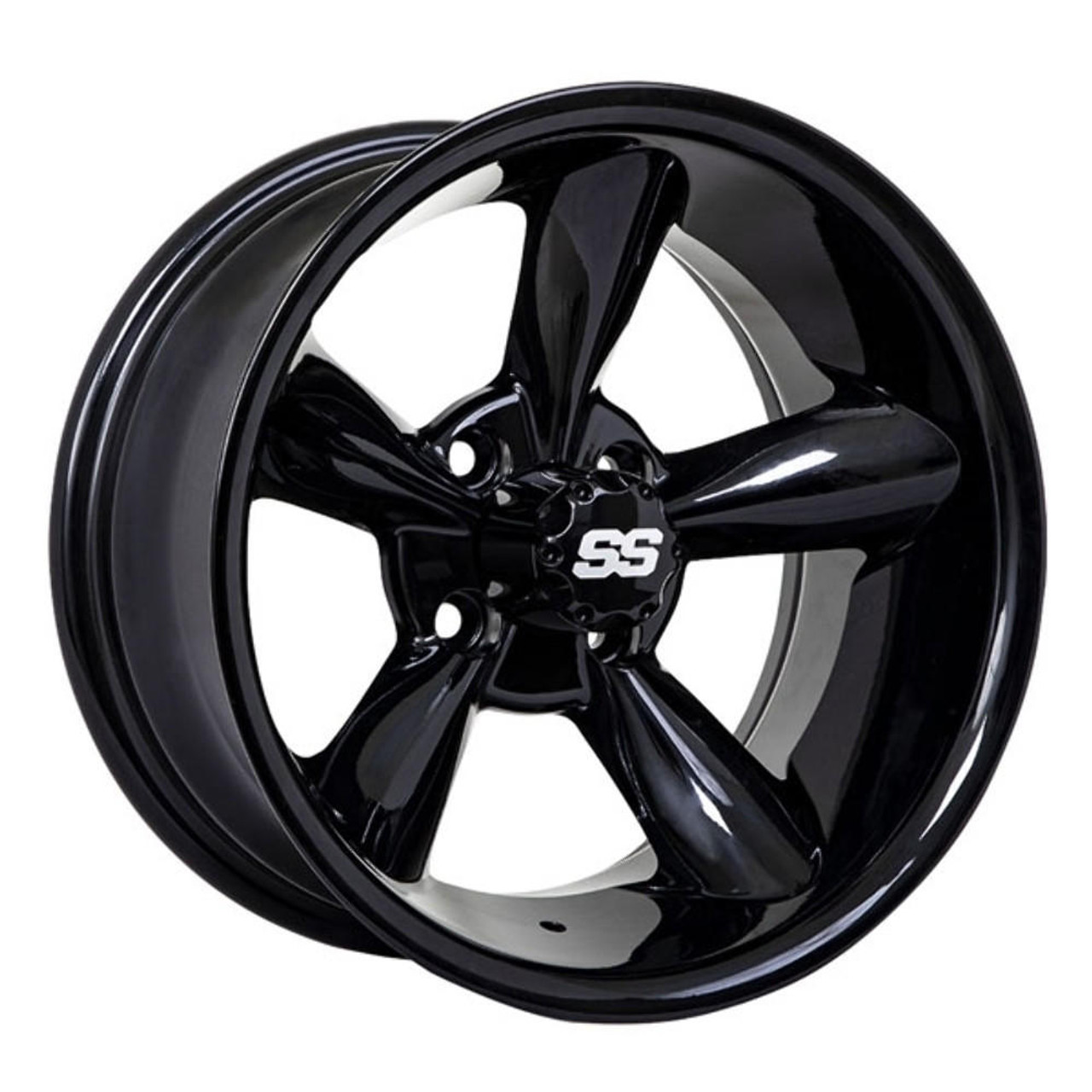 GTW 14" GODFATHER  Black Wheels with Choice of Off-Road Tires - (Set of 4) 