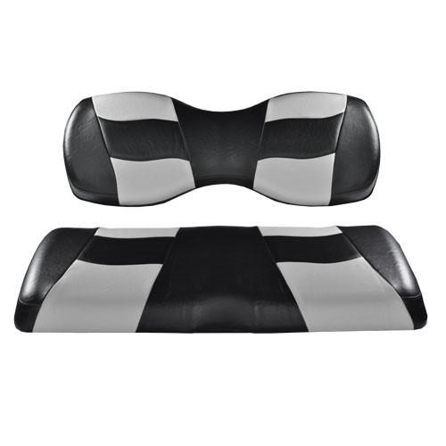  Madjax RIPTIDE Black/Silver Deluxe Rear Seat Cover for Genesis 250/300 