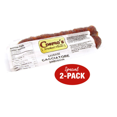 SPECIAL 2 PACK! Sausage Cacciatore (HOT or MILD) - 2/pkg