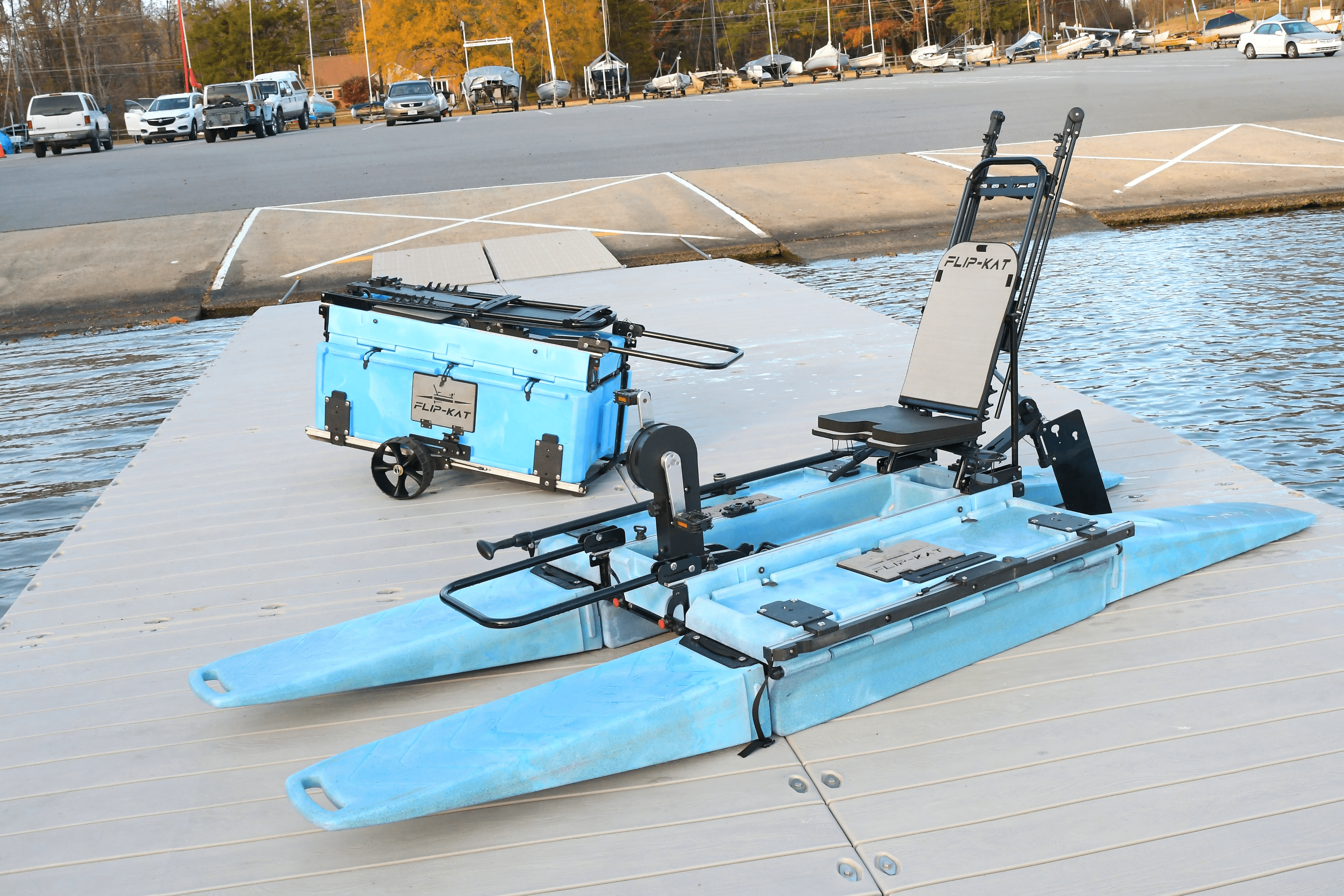 First Look: Pedal Drive Pontoon Boat