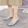 Harlow Light Blue Flats